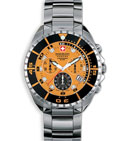 Swiss Military Hanowa Men's Orange Sealander Chronograph Dive Watch